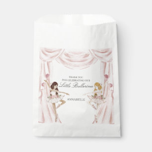 Pink Little Ballerina Baby Shower or Birthday Favour Bag