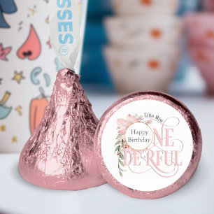 Pink Little Miss Onederful, Girl 1st birthday