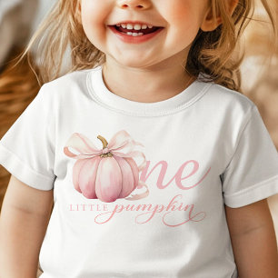 Pink Little Pumpkin 1st Birthday Shirt