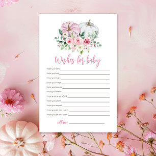 Pink Little Pumpkin Wishes for baby game