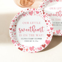 Pink Little Sweetheart Valentine's Day Baby Shower