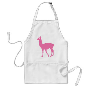 Pink Llama Apron