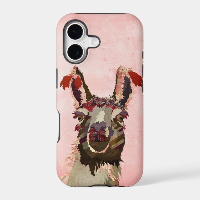 Pink Llama iPhone 7 case (Back)