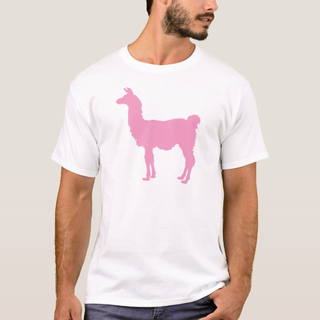 Pink Llama T-Shirt (Front)