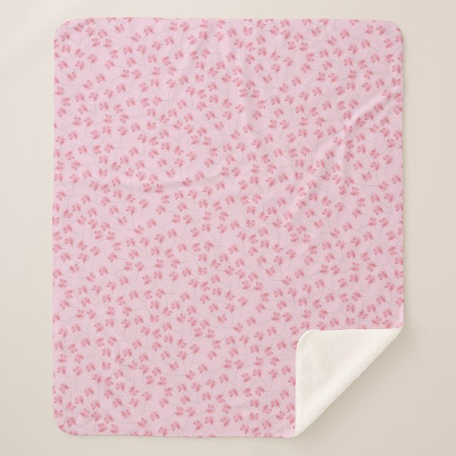 Pink Lollipop Sherpa Blanket (Front)