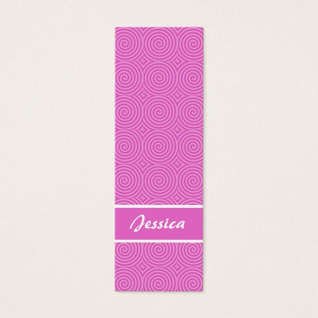 Pink Lollypop Bookmark (Front)