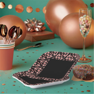 Pink Lotus Classic Paper Plate