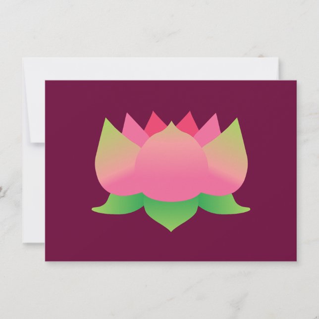 Pink Lotus Flower (Front)