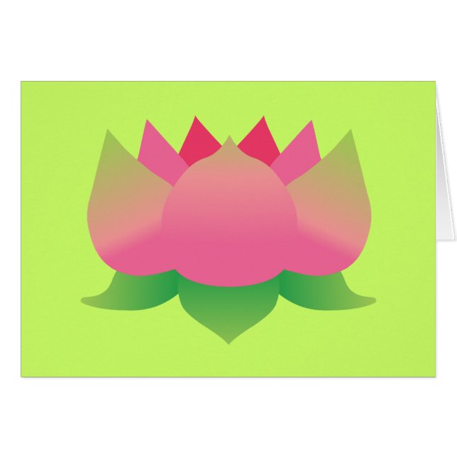 Pink Lotus Flower (Front Horizontal)