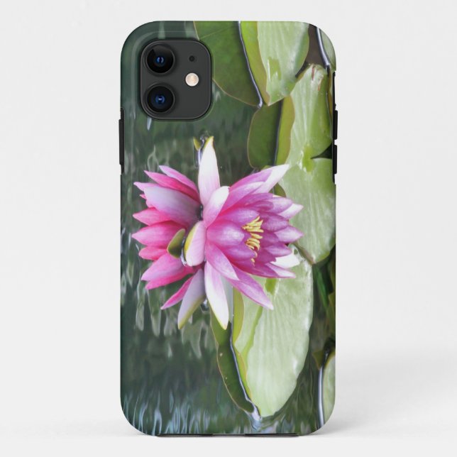 Pink Lotus Flower Case-Mate iPhone Case (Back)