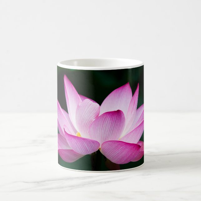 Pink Lotus Flower Coffee Mug (Center)
