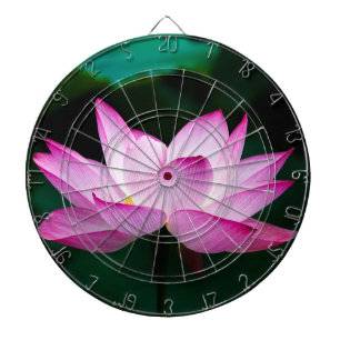 Pink Lotus Flower Dartboard
