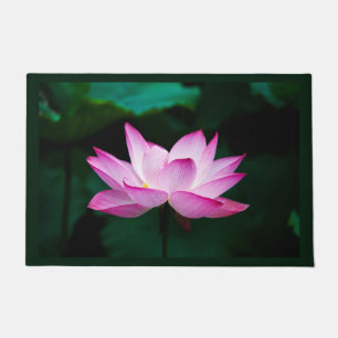 Pink Lotus Flower Doormat