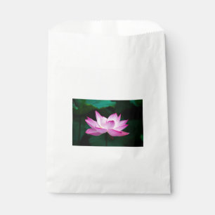 Pink Lotus Flower Favour Bag