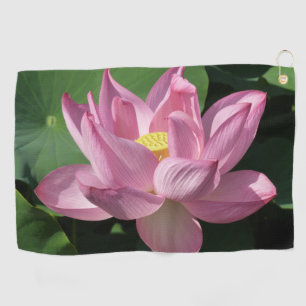 Pink Lotus Flower IV Golf Towel
