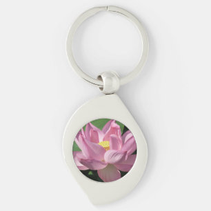 Pink Lotus Flower IV Key Ring