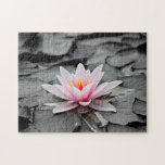 Pink Lotus Flower  Jigsaw Puzzle<br><div class="desc">Lotus flower.</div>