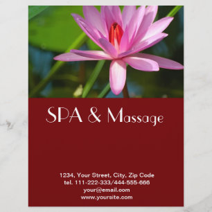 Pink lotus flyer