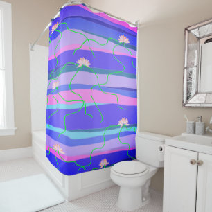 Pink Lotus Shower Curtain