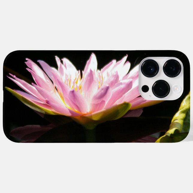 Pink Lotus Waterlily Case-Mate iPhone Case (Back (Horizontal))