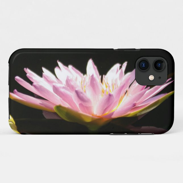Pink Lotus Waterlily Case-Mate iPhone Case (Back (Horizontal))