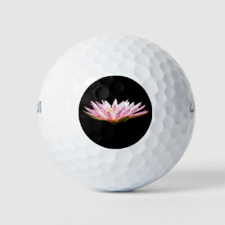 Pink Lotus Waterlily Golf Balls