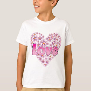 Pink Love and Daisies T-Shirt