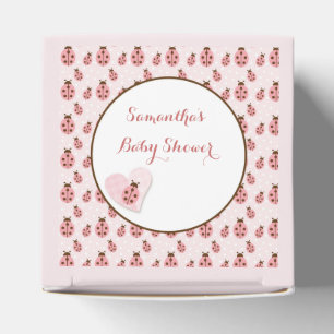 Pink Love Bug, Baby Girl Favour Box