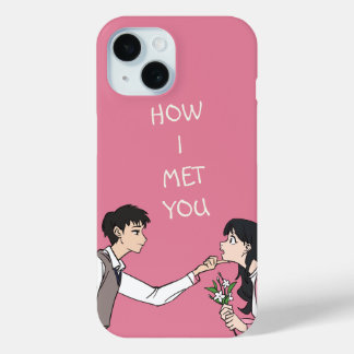 Pink Love Couples Cute girl and boy Phone Case