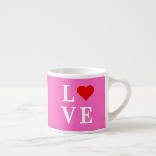 Pink LOVE Elegant Stylish Espresso Cup