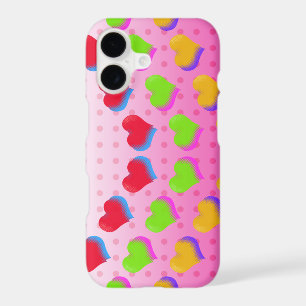 Pink Love Fun Hearts New Wave Design