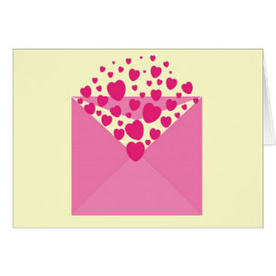Pink Love Heart Envelope