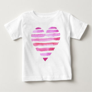 Pink Love Heart for kids Baby T-Shirt