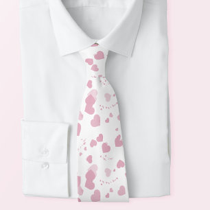 Pink Love Heart Tie
