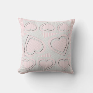 Pink Love Hearts - Pillow