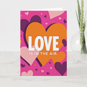 Pink Love Is In The Air Card