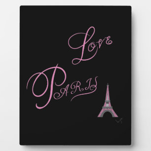 Pink-Love-Paris-Eiffel-Tower-Unique Plaque