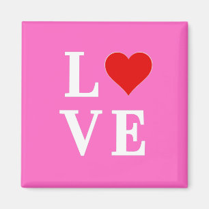 Pink Love Romantic Elegant  Magnet