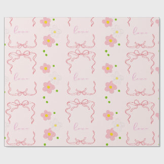 PINK LOVE WRAPPING PAPER