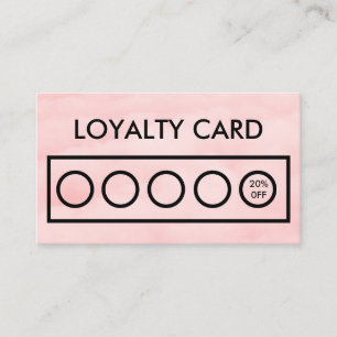 Pink Loyalty Card