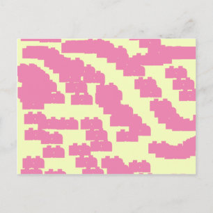 pink lucky 888 postcard