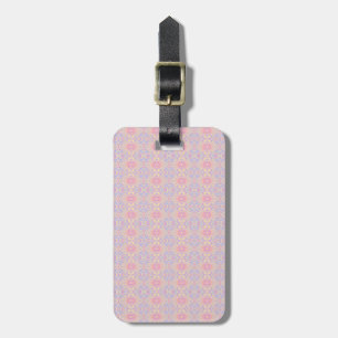 pink luggage tag