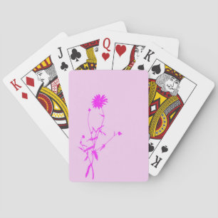 Pink Lush Playing Cards