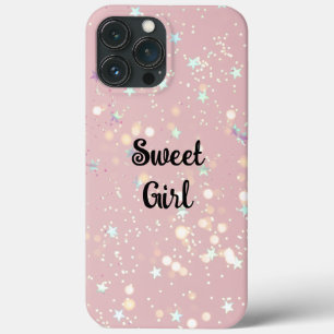 Pink Luxe romantinc girl iPhone 13 Pro Max Case