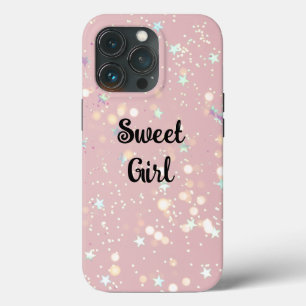 Pink Luxe romantinc girl iPhone 13 Pro Case