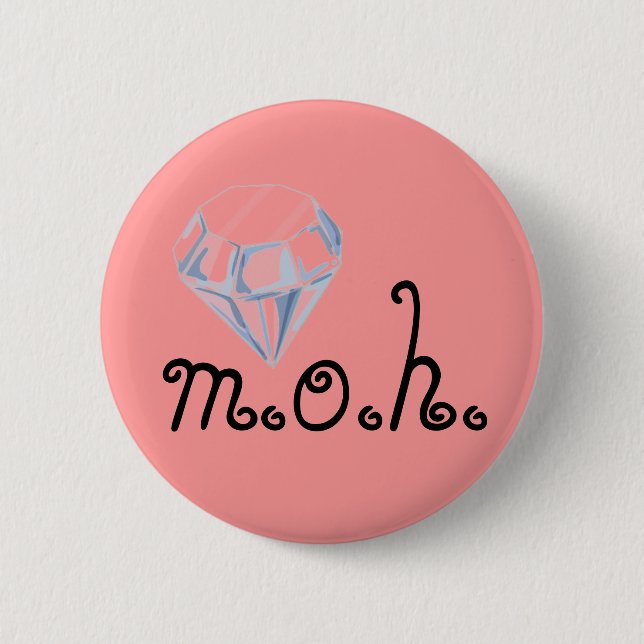 Pink M.O.H Diamond Pin (Front)