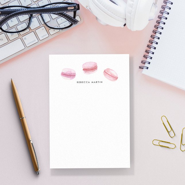 Pink Macarons | Personalised Post-it Notes (Creator Uploaded)