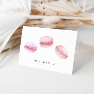 Pink Macarons Thank You