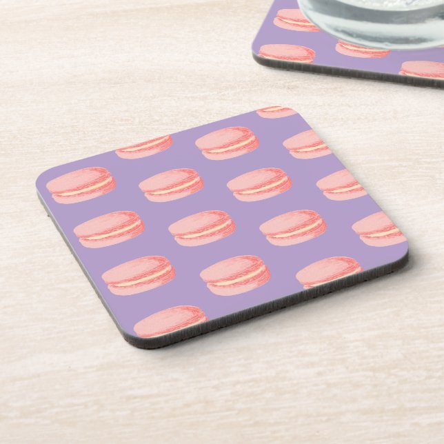 Pink Macaroons Coaster (Left Side)