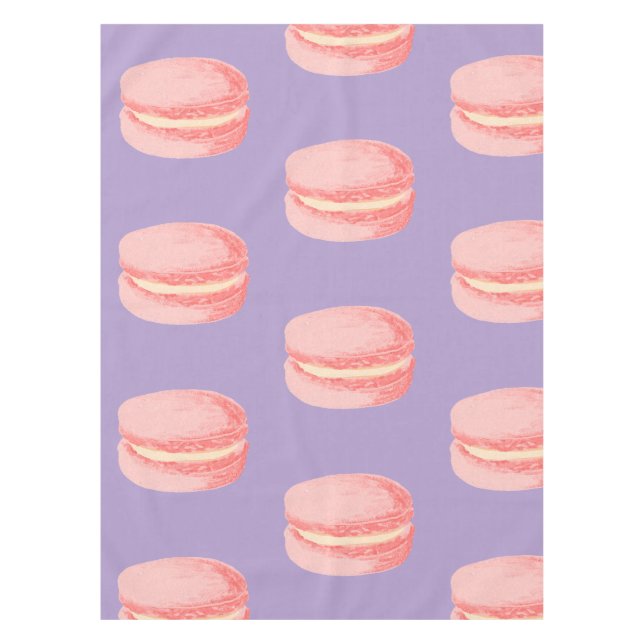 Pink Macaroons Tablecloth (Front)
